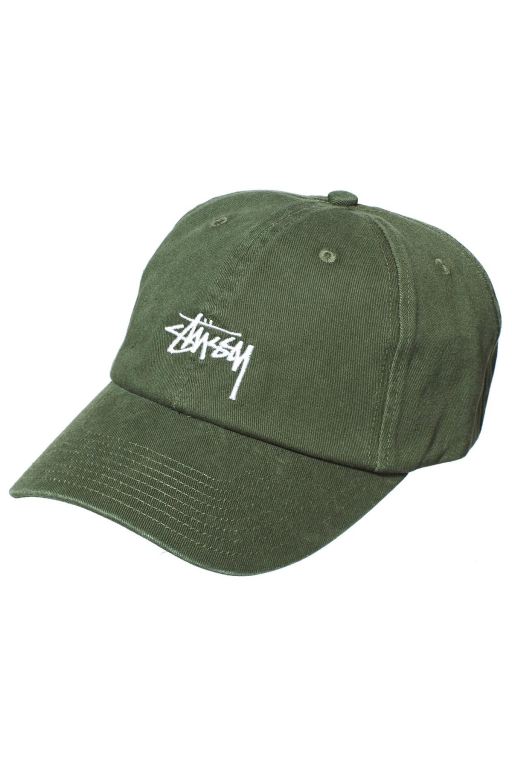 Stussy Mens Stock Low Pro Hats Green - OKMEY0495